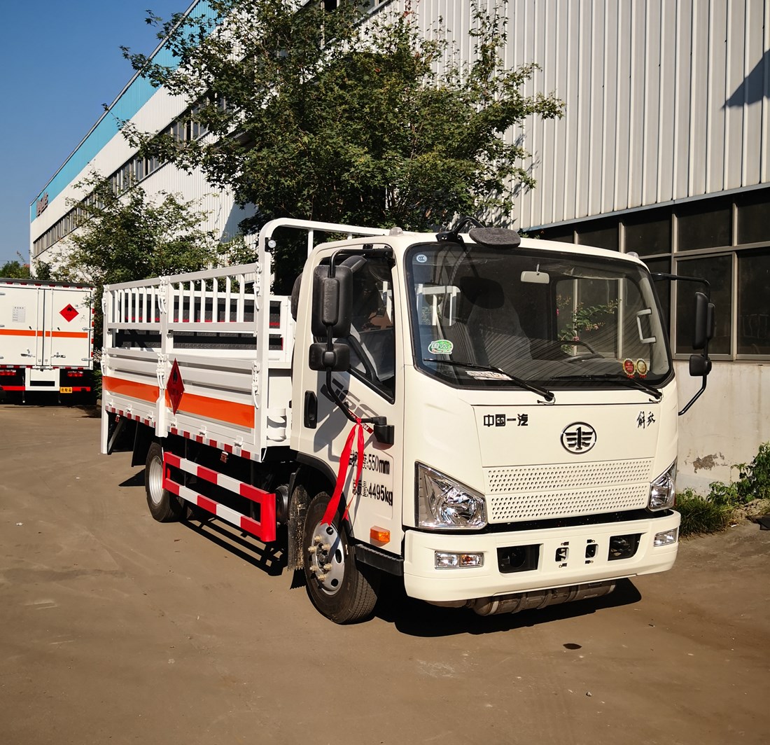 解放J6F國六藍(lán)牌氣瓶運輸車